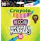 Crayola® Washable Neon Broad Line Markers, 6 Packs of 10